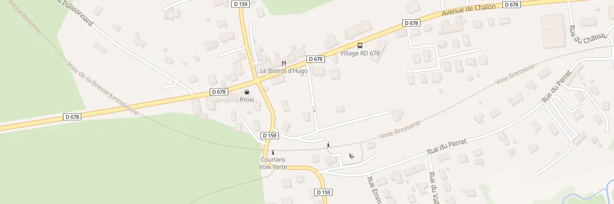 Plan du 997 Av de Chalon à Courlans