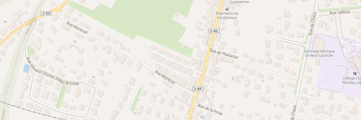 Plan du 365 Av Marechal Juin à Dole