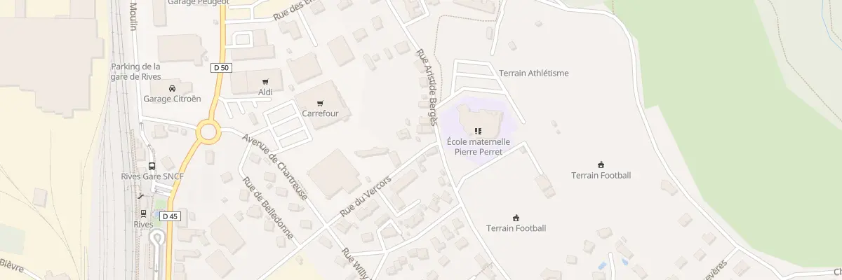 Plan du 493 Rue du Vercors à Rives