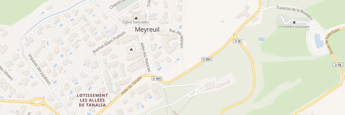 Plan du 5041 Rue des Muriers à Meyreuil