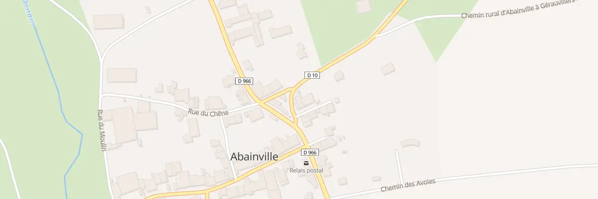 Plan du 3 Imp de la Poste à Abainville