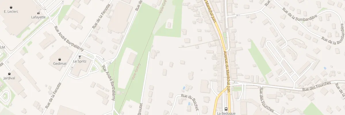 Plan du 75 Av Marechal Juin à Dole