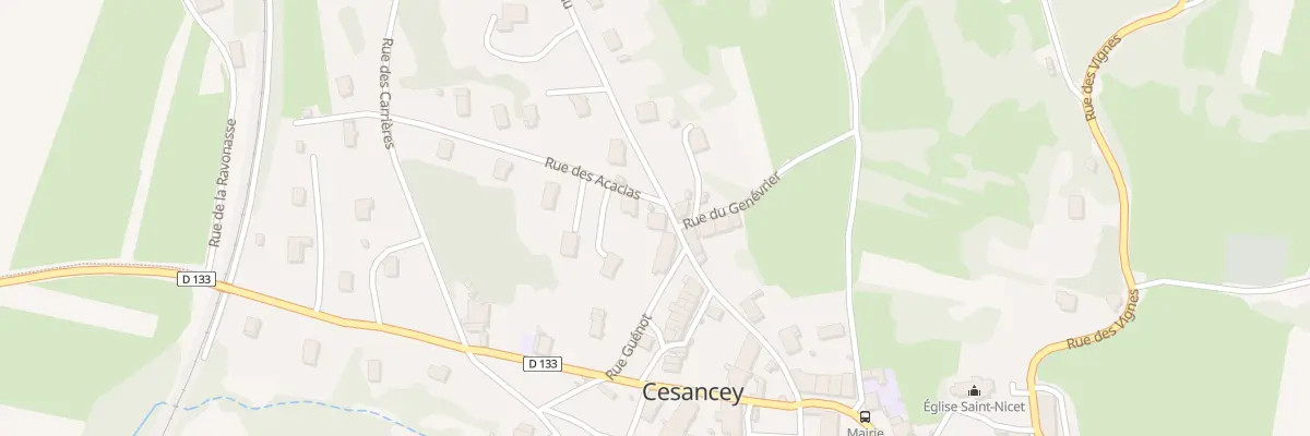 Plan du 149 Rue de Penu à Cesancey
