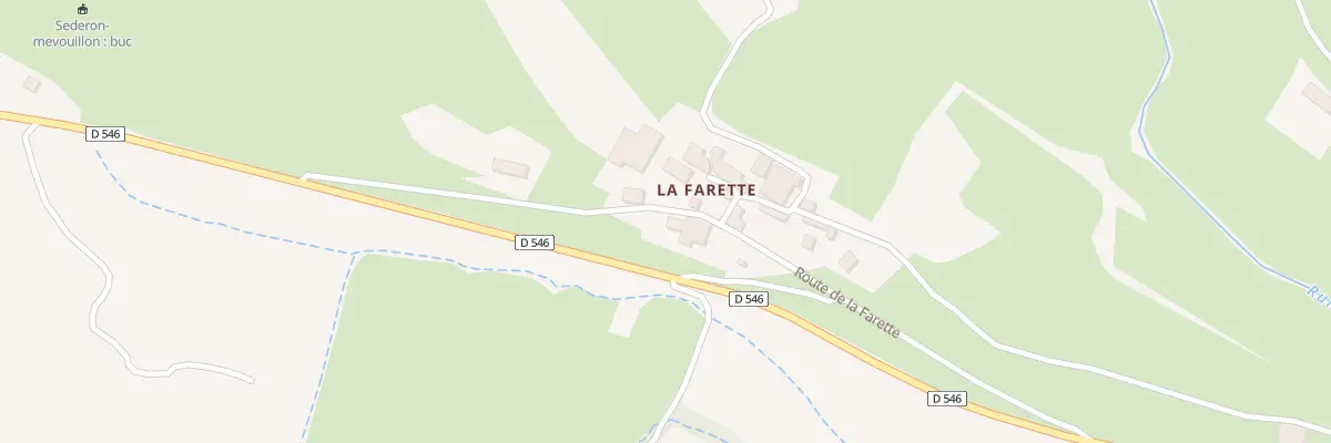 Plan du 5104 La Farette à Mévouillon