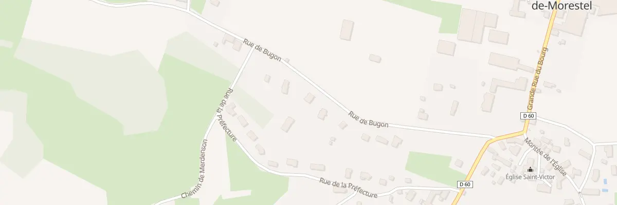 Plan du 315 Rue de Bugon à Saint-Victor-de-Morestel