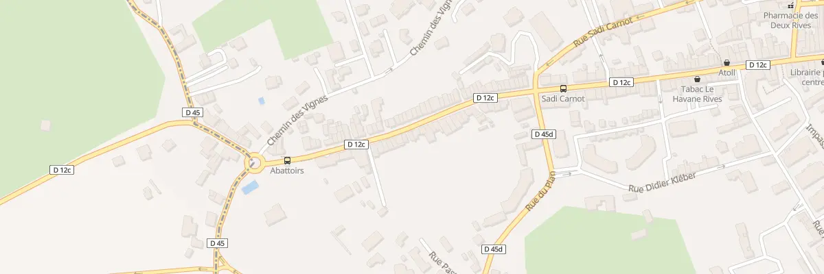 Plan du 164A Rue de la République à Rives