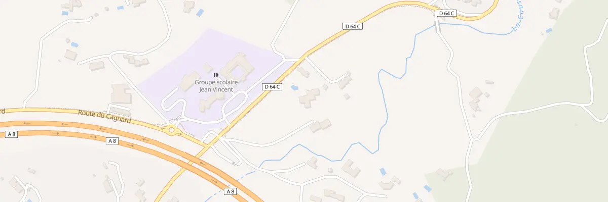 Plan du 1557B Cd 64 C au Tholonet