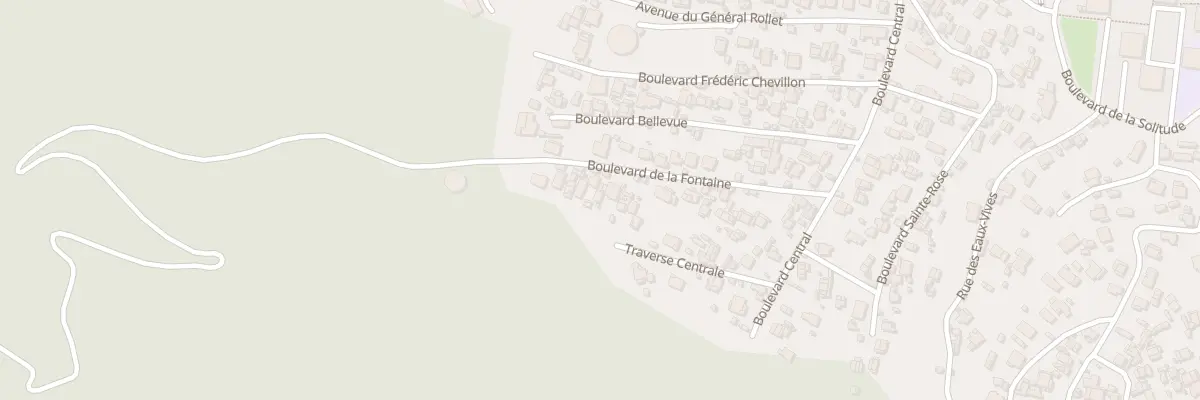 Plan du 29 Bd de la Fontaine à Marseille 11e Arrondissement