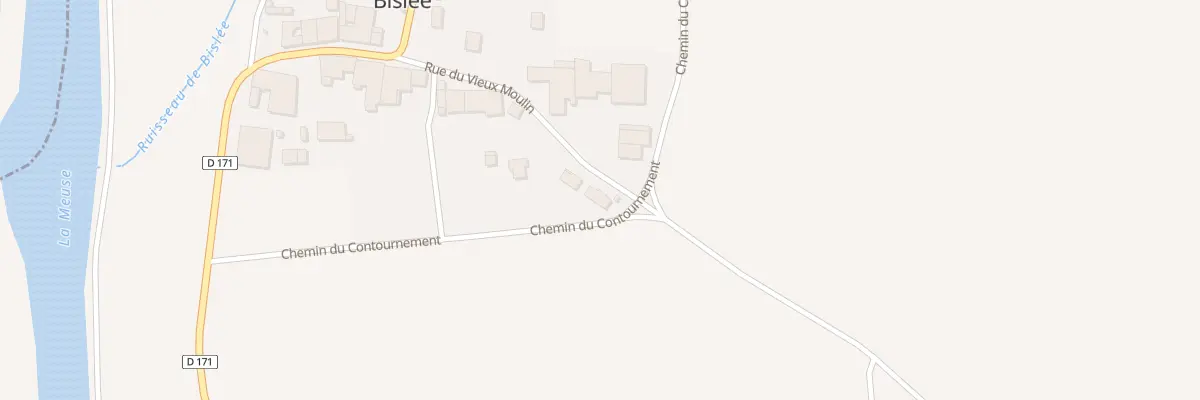Plan du 16 Rue du Vieux Moulin à Bislée