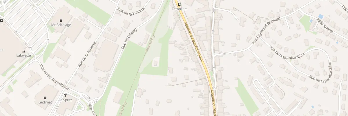 Plan du 39 Av Marechal Juin à Dole
