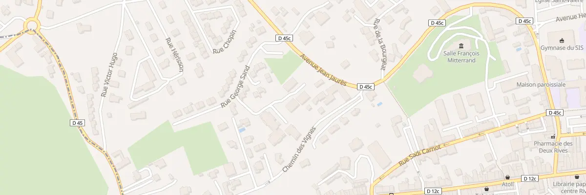 Plan du 33 Rue George Sand à Rives