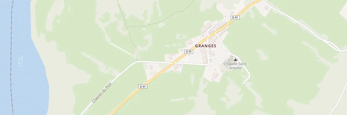 Plan du 810 Rte de la Cascade à Matafelon-Granges