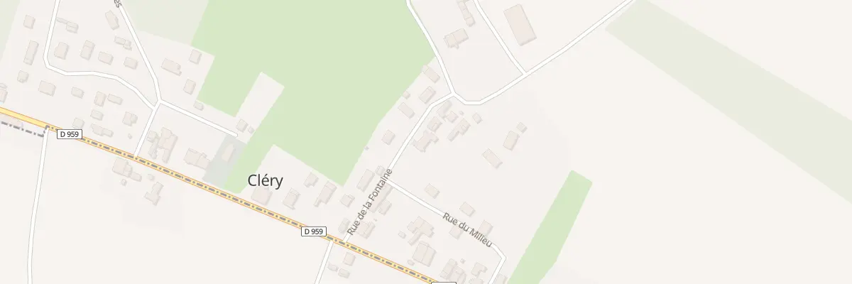 Plan du 10 Rue de la Fontaine à Cléry