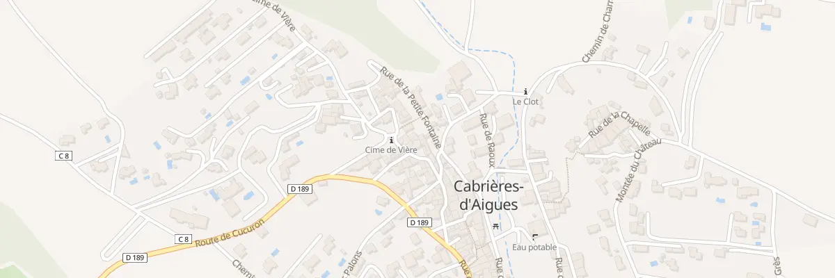 Plan du 5075 Cabrieres à Cabrières-d’Aigues
