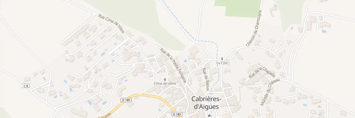 Plan du 5596F Rue de la Petite Fontaine à Cabrières-d’Aigues