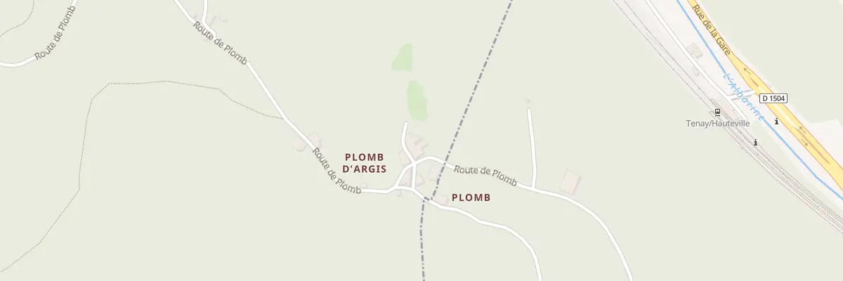 Plan du 5036 Plomb d’Argis à Prémillieu