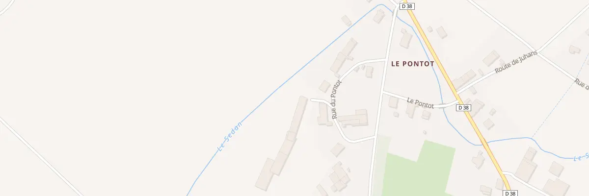 Plan du 252 Rue du Pontot à Ruffey-sur-Seille