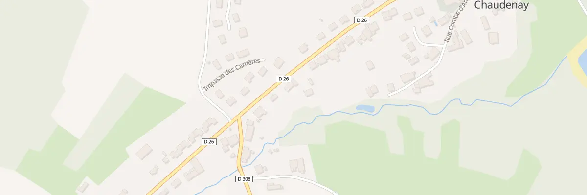 Plan du 23 Rue des Noyers à Chaudenay