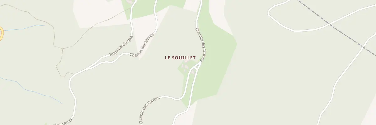 Plan du 2185 Che des Travers à Saint-Gervais