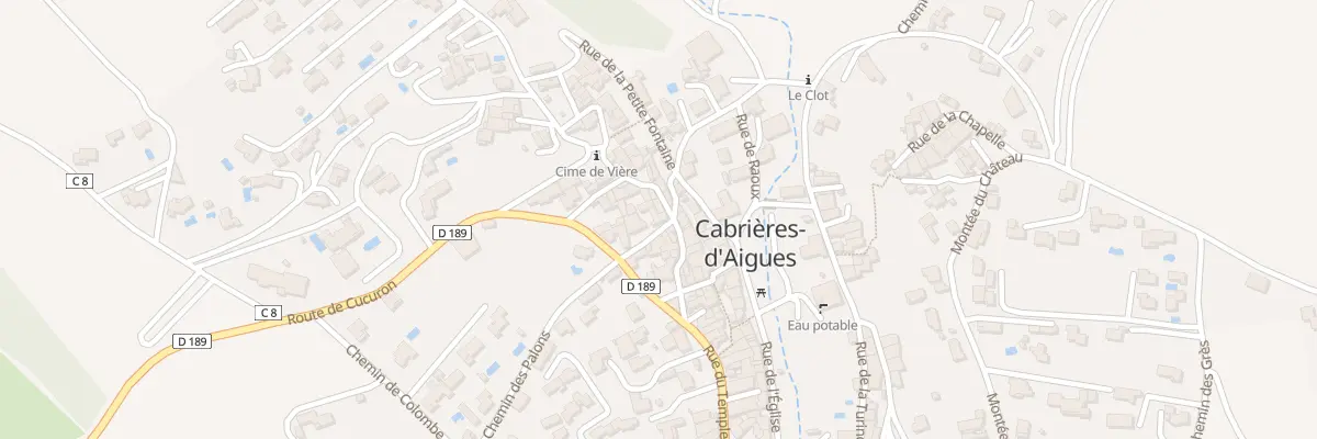 Plan du 5219 Cabrieres à Cabrières-d’Aigues