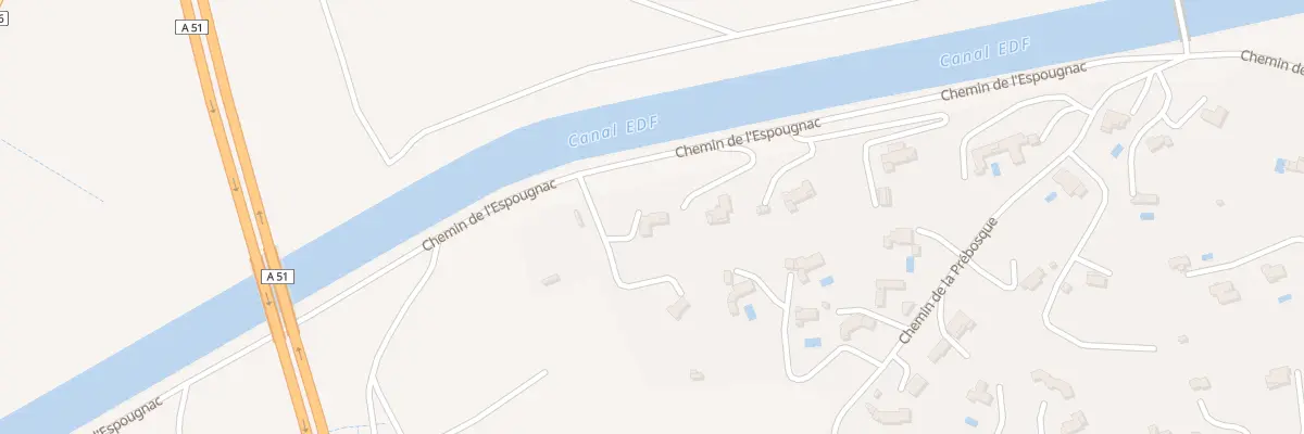 Plan du 2335C Che de l’Espougnac à Meyrargues