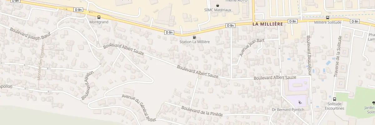 Plan du 37 Bd Albert Sauze à Marseille 11e Arrondissement