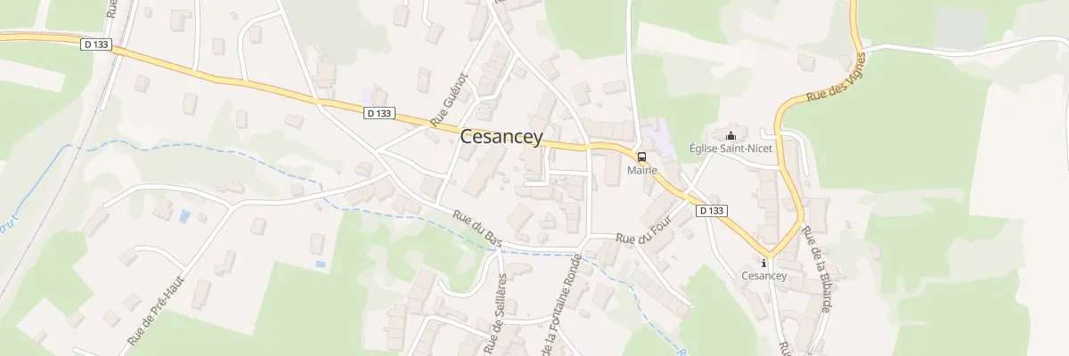 Plan du 38 Rue de la Papillarde à Cesancey