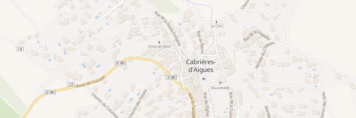 Plan du 5219F Cabrieres à Cabrières-d’Aigues