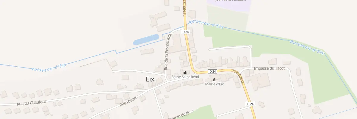 Plan du 4 Rue du Chateau à Eix