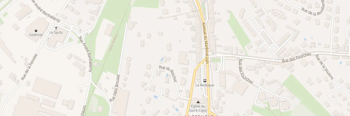 Plan du 1A Rue du Boichot à Dole