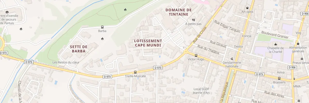 Plan du 137 Imp de Lioux à Pertuis