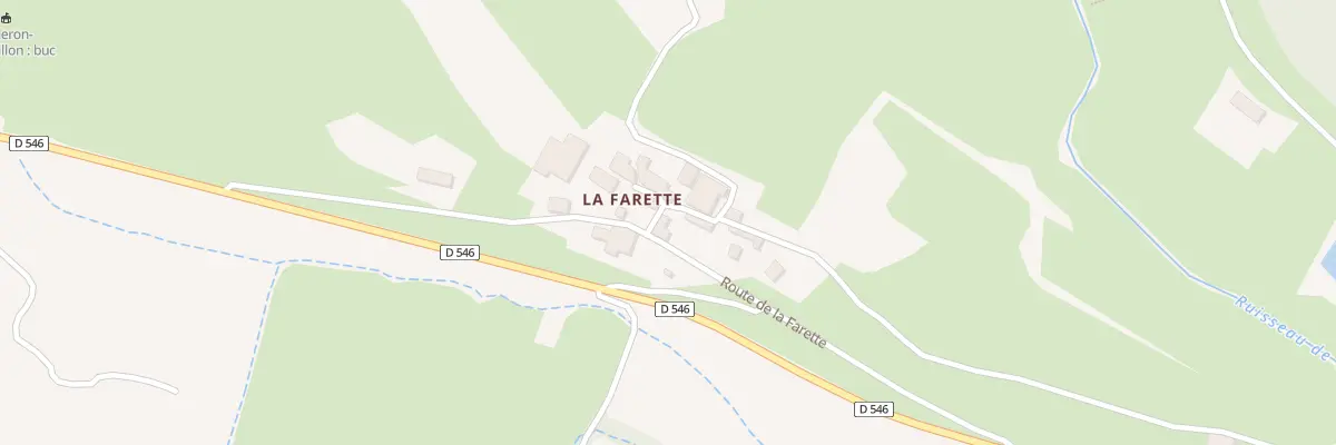 Plan du 5159 La Farette à Mévouillon
