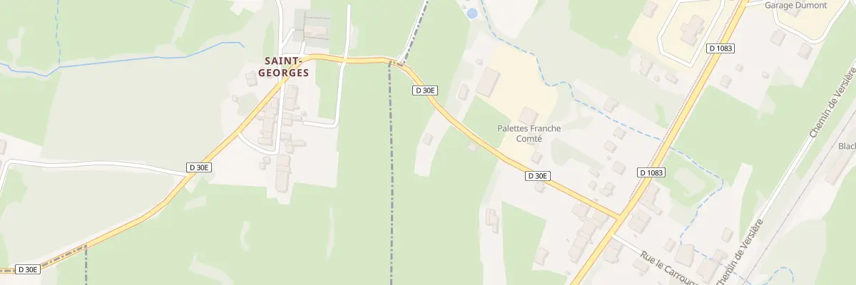 Plan du 19 Rte de St Georges à Gevingey