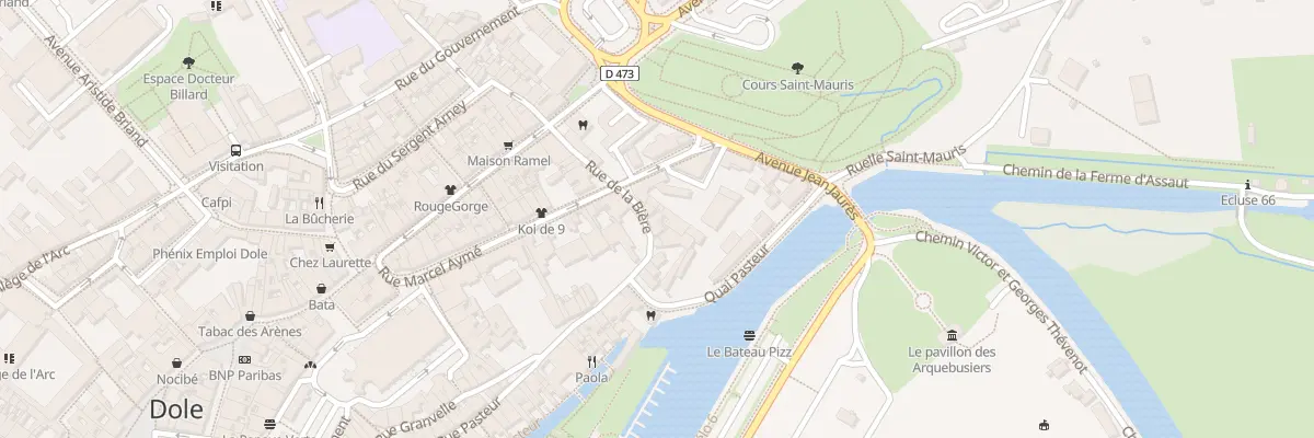 Plan du 19 Rue de la Bière à Dole