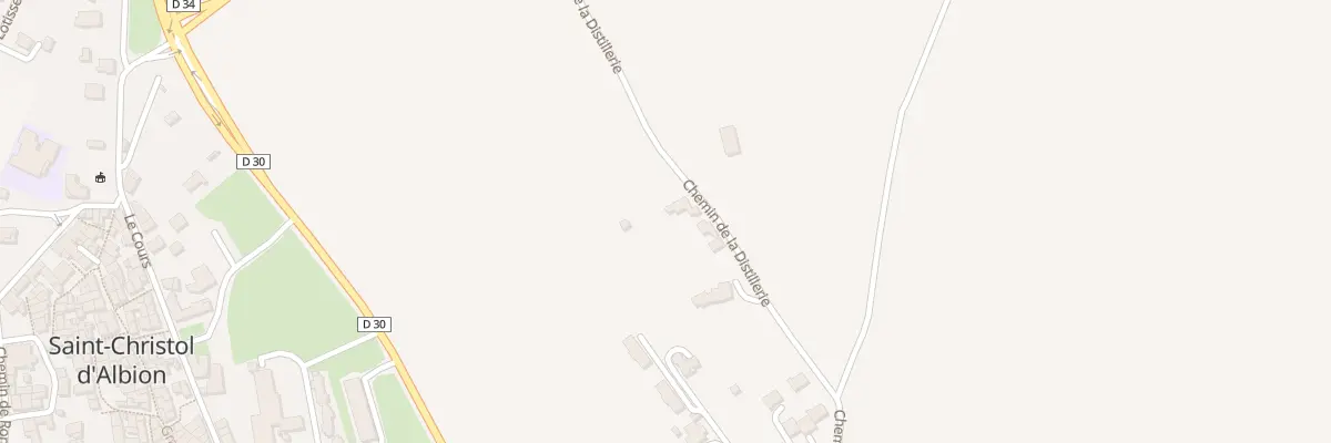 Plan du 354 Che de la Distillerie à Saint-Christol