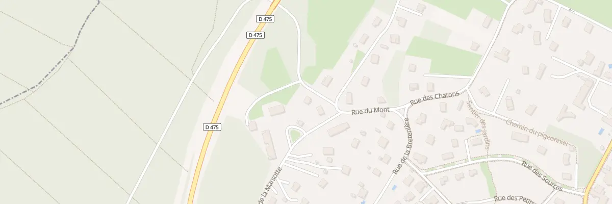 Plan du 5 Rue du Mont à Authume