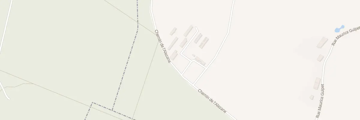 Plan du 449 Che de l’Alezane à Recanoz