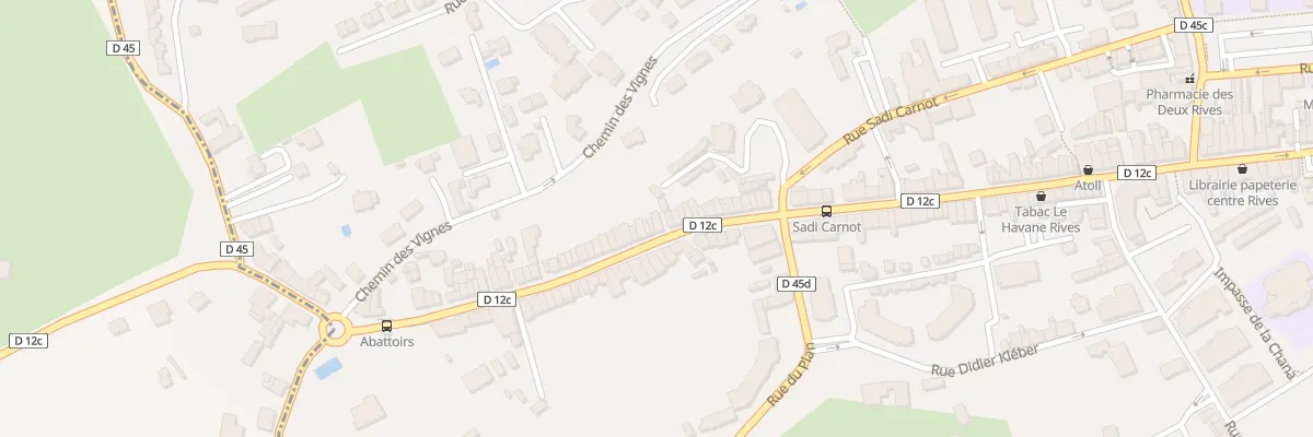 Plan du 5797 Rue de la République à Rives