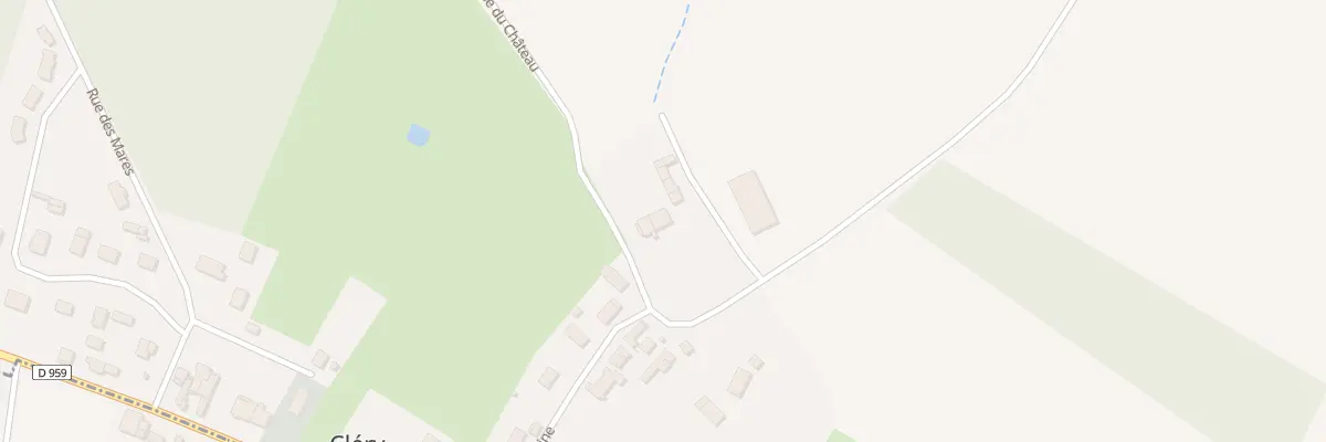 Plan du 6 Rue du Chateau à Cléry