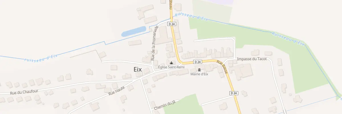 Plan du 2 Rue du Chateau à Eix