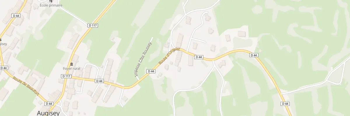 Plan du 28 Rte d’Orgelet à Augisey