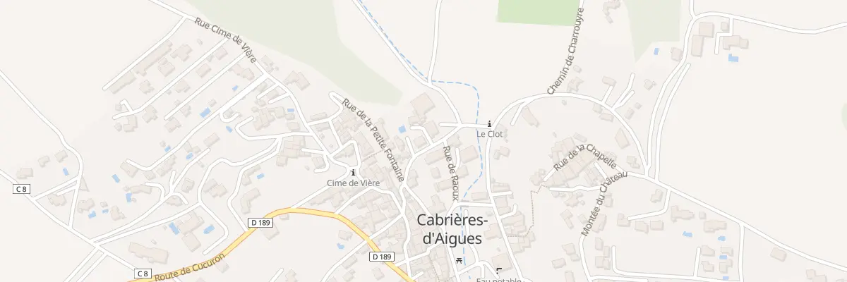 Plan du 5598F Ribas de la Petite Fontain à Cabrières-d’Aigues