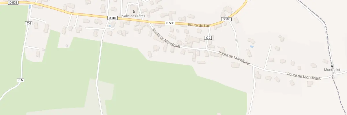 Plan du 104 Rte de Montfollet à Oyeu
