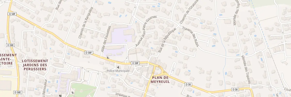 Plan du 8 Pl du 14 Juillet à Meyreuil