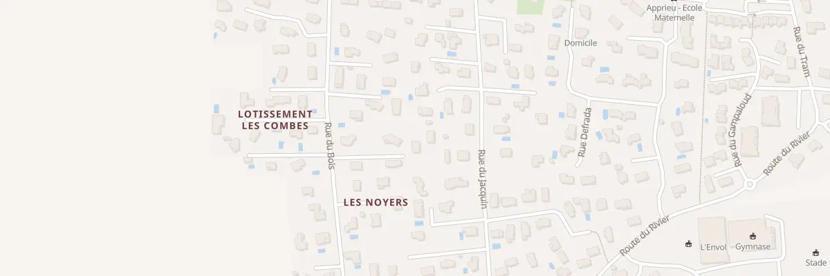 Plan du 331 Rue du Bois à Apprieu