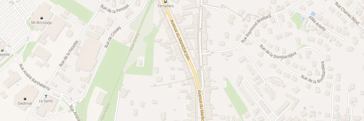 Plan du 43 Av Marechal Juin à Dole