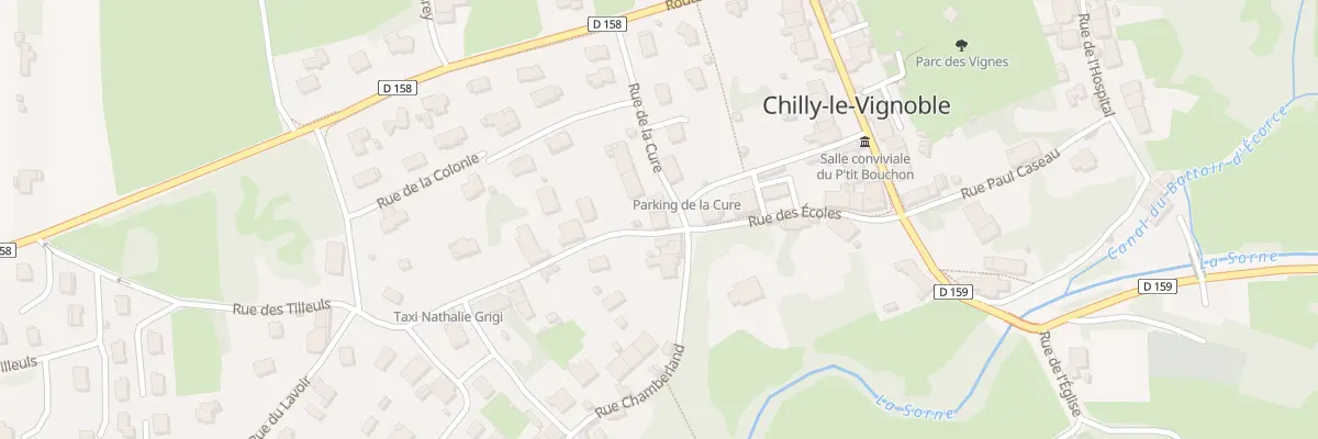Plan du 154 Rue de la Cure à Chilly-le-Vignoble
