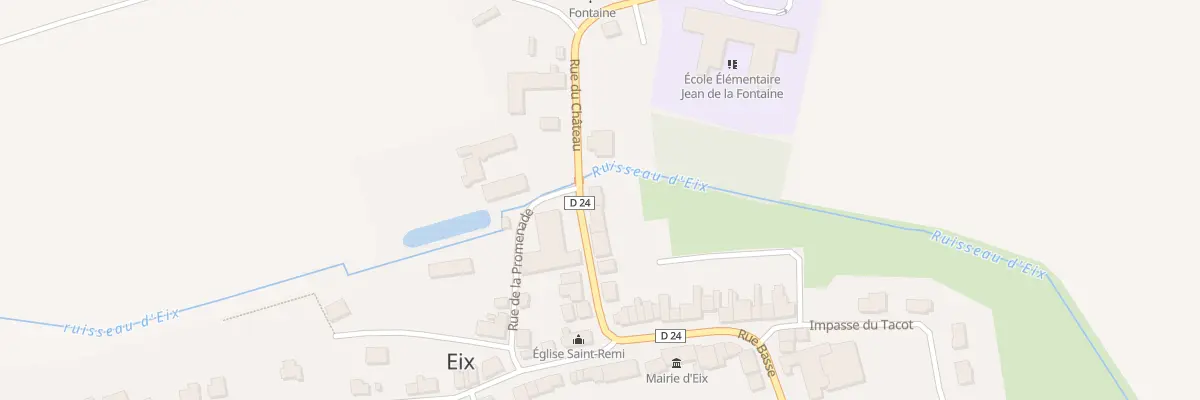 Plan du 7 Rue du Chateau à Eix