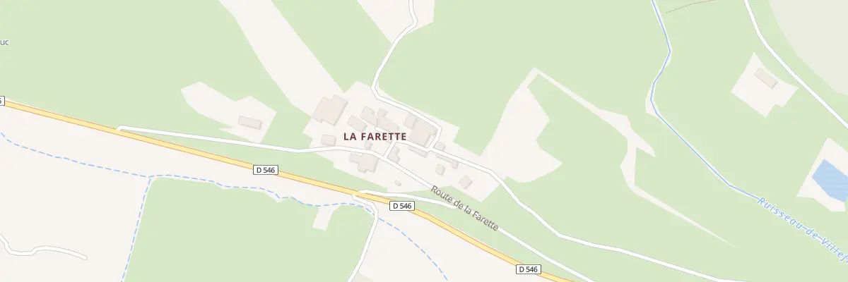 Plan du 5107 La Farette à Mévouillon