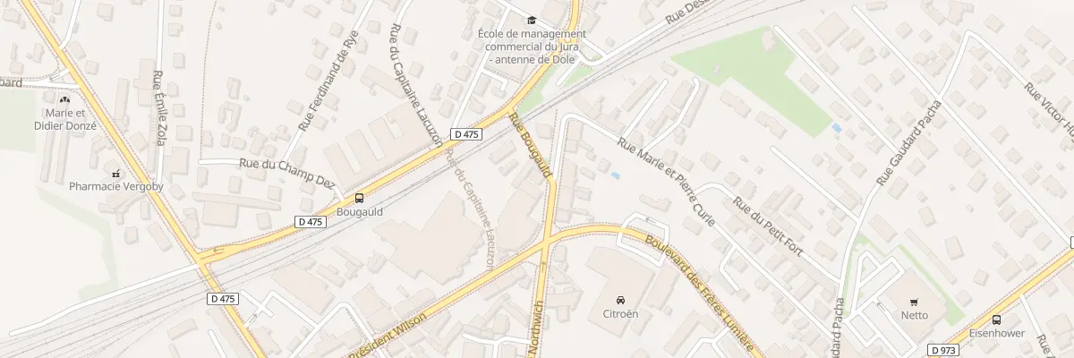Plan du 42 Av de Northwich à Dole